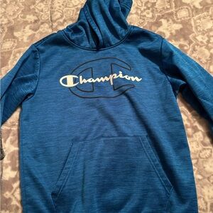 Boys Champion Royal Blue Athletic Hoodie